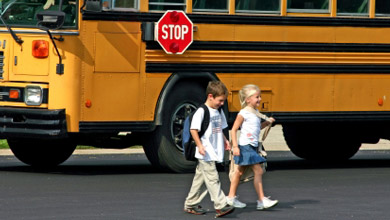 un autobus scolaire