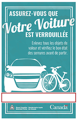 Assurez-vous que votre voiture est verrouillée